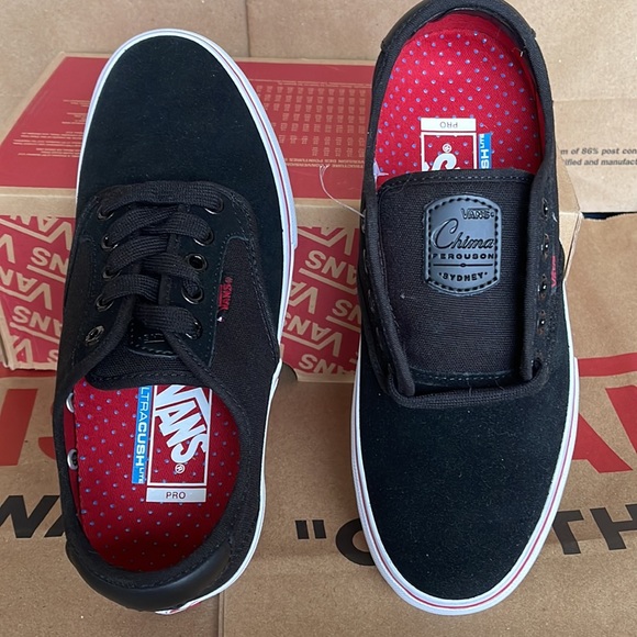 Vans Chima Ferguson Pro Black/White/Chili Pepper sneakers WMNS - Picture 13 of 16